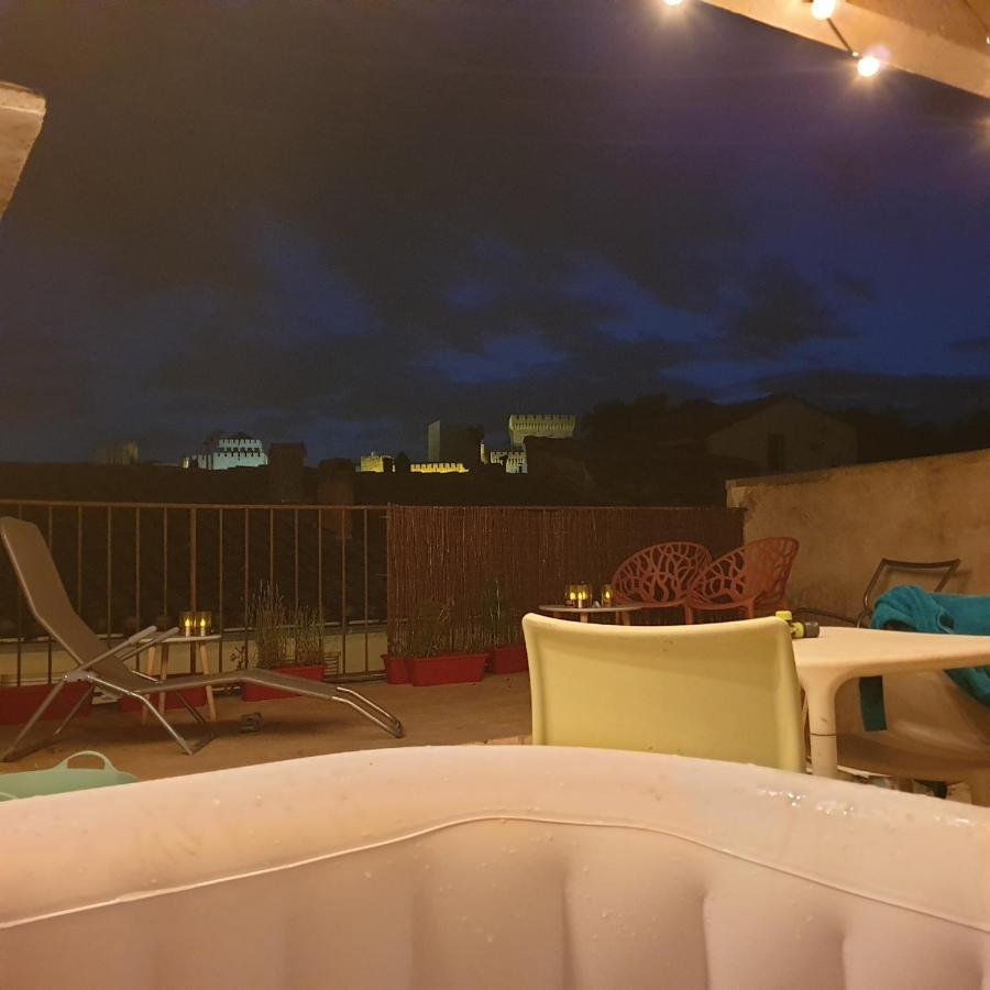 Maison Intra Muros, Terrasses Avec Vue Jaccuzzi Et Garage Avignon Exterior photo